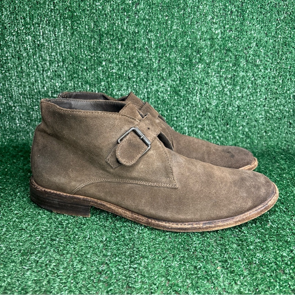 To Boot New York Brown Suede Chukka Boots Size 10.5 Made In Italy‎